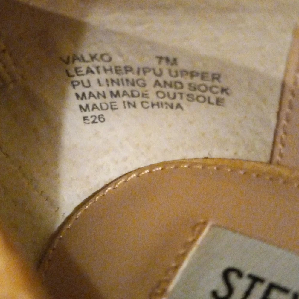 Steve Madden Valko D’Orsay Heels Nude Multi-Color Suede and Snakeskin Size 7 - Picture 11 of 12